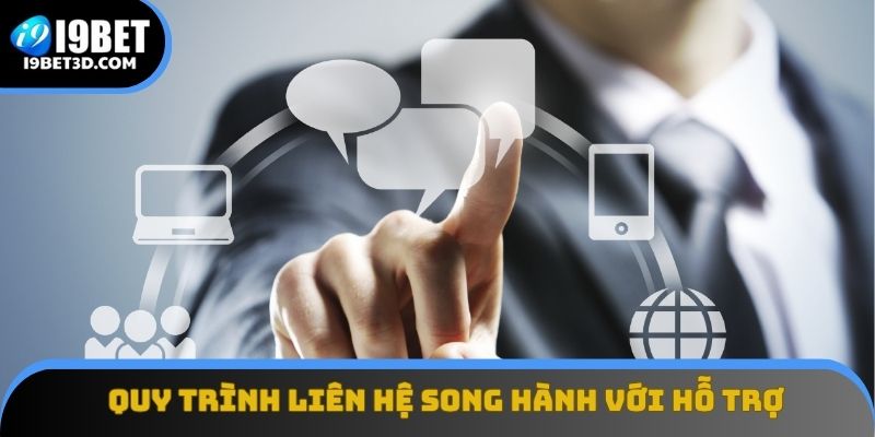 Quy trình liên hệ song hành với hỗ trợ khách hàng